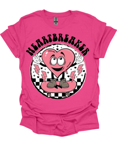 Pink Heartbreaker Valentine's T-Shirt