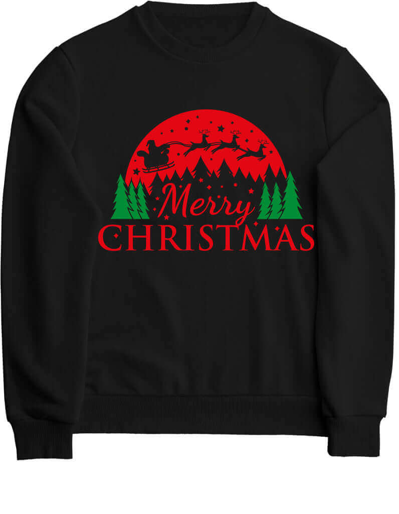 Merry Christmas Sweatshirt - Ink Wave Creations