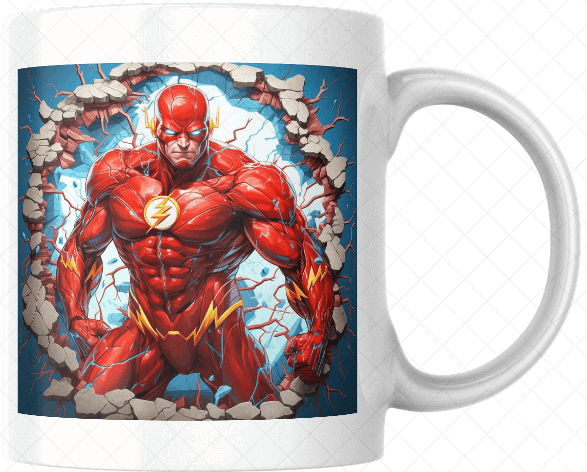 Flash Custom Mug. (Ceramic, Glass or Frosted Glass) - Ink Wave Creations