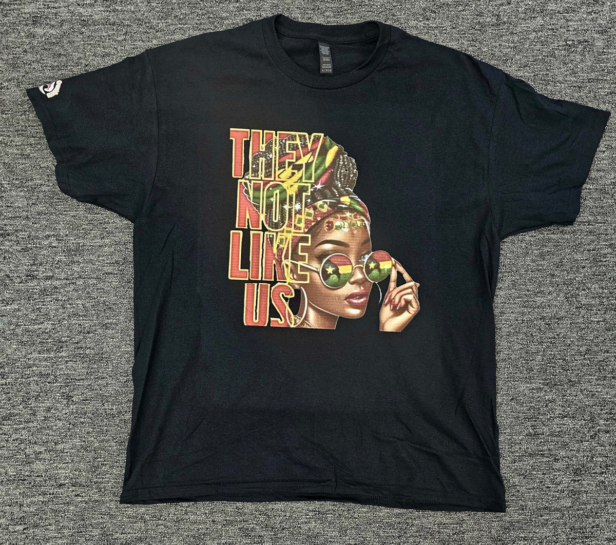 They Not Like Us Juneteenth Graphic Tee – Black Pride Graphic Tee