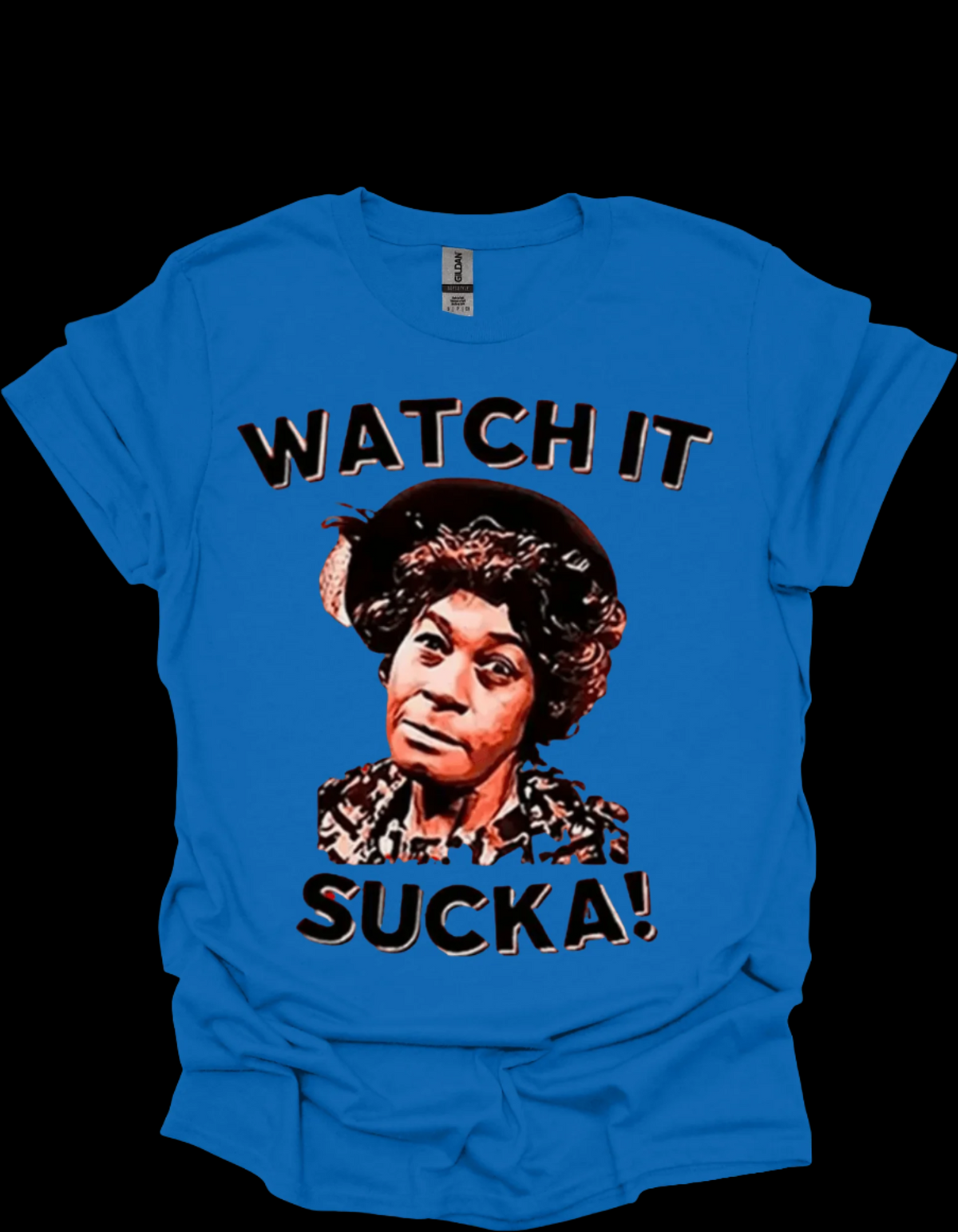 classic tv humor shirt for men and women - Watch It Sucka Retro Comedy Graphic Tee