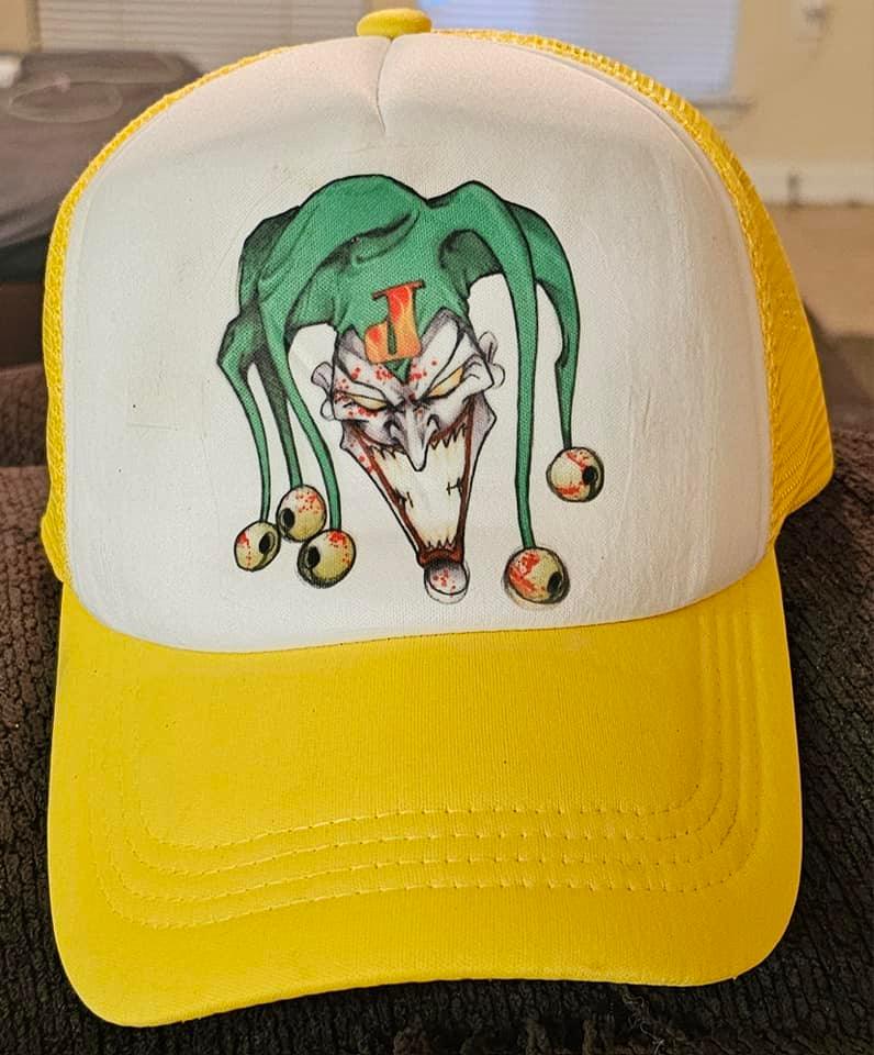 Jester Graphic Trucker Hat - Ink Wave Creations