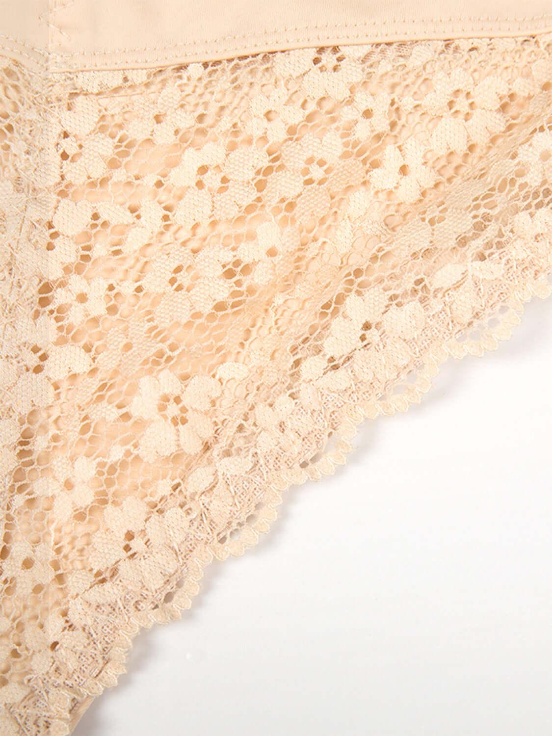 Full Size Lace Detail Shaping Shorts - Ink Wave Creations