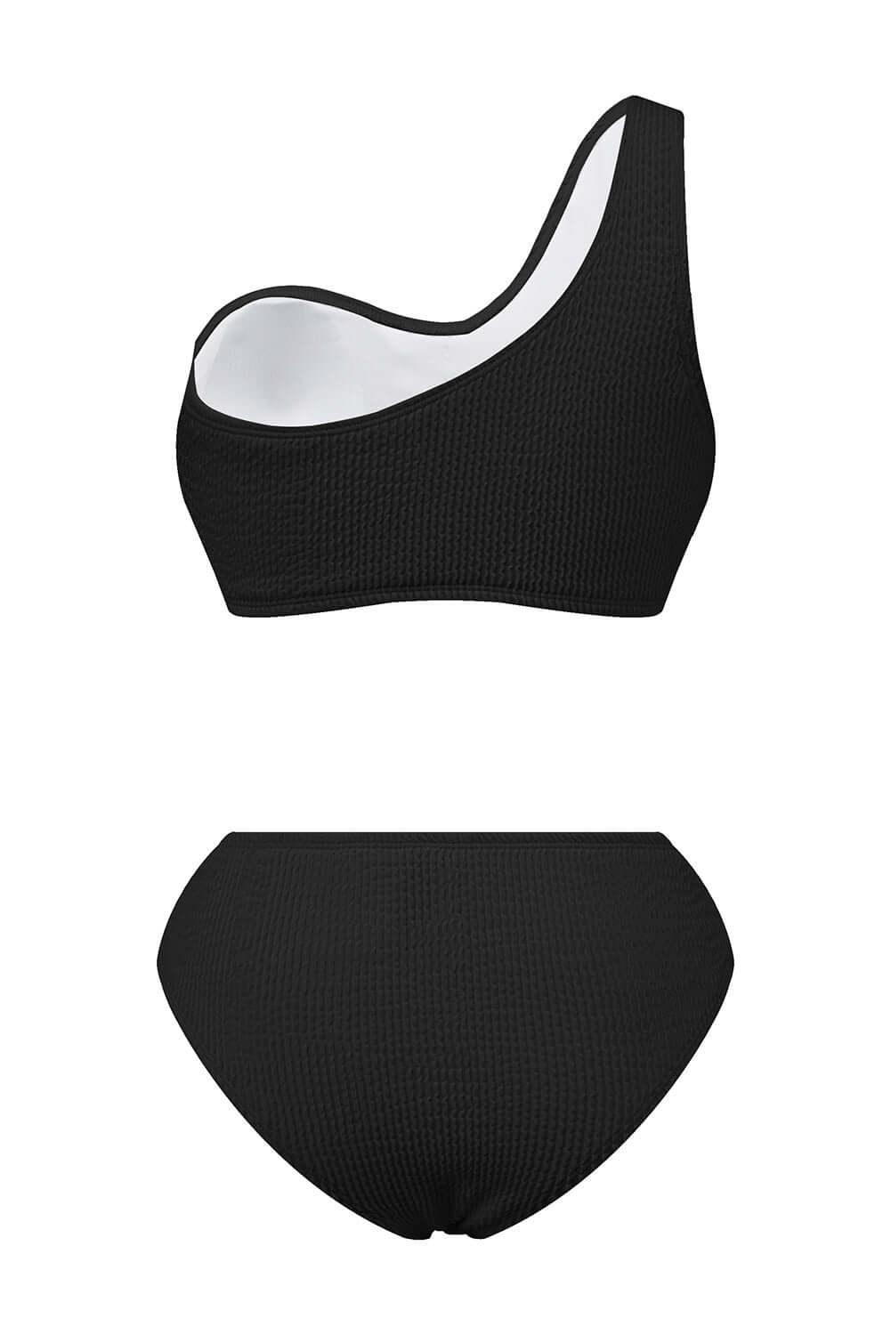 Single Shoulder Bikini Set - Ink Wave Creations