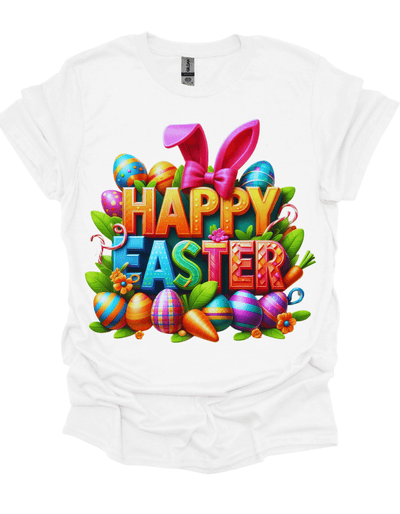 White Happy Easter Shirt