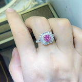 1 Carat Moissanite Zircon 925 Sterling Silver Ring - Ink Wave Creations