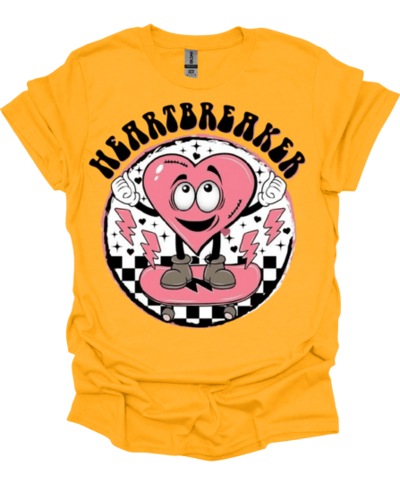Gold Heartbreaker Valentine's T-Shirt