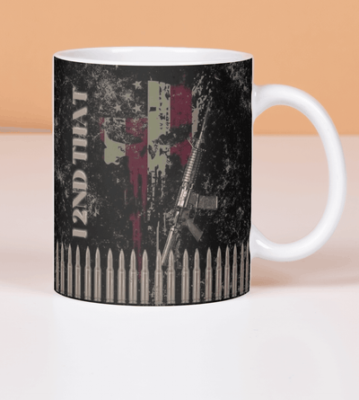 Patriotic 2nd Amendment Ceramic Mug - Ink Wave Creations