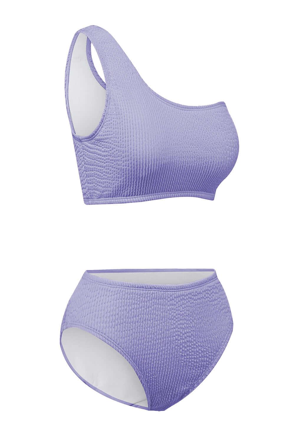 Single Shoulder Bikini Set - Ink Wave Creations