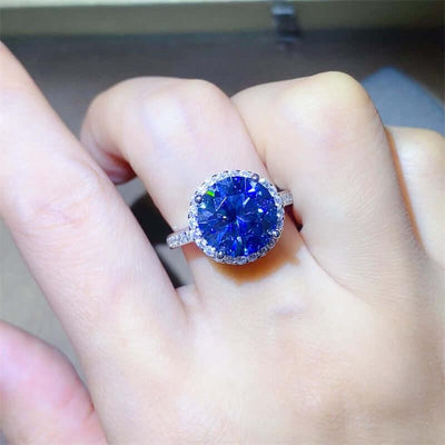 5 Carat Moissanite 925 Sterling Silver Ring - Ink Wave Creations