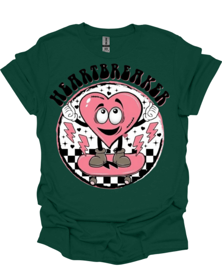 Green Heartbreaker Valentine's T-Shirt