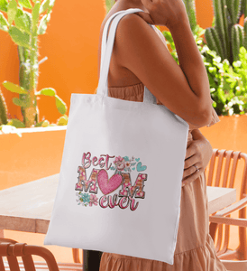 Best Mom Forever Graphic Carry Tote Bag - Ink Wave Creations