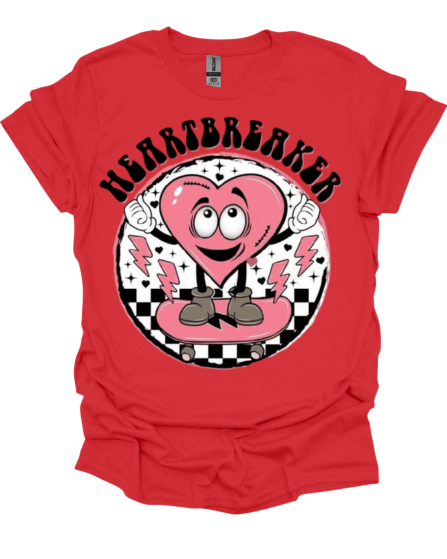 Red Heartbreaker Valentine's T-Shirt