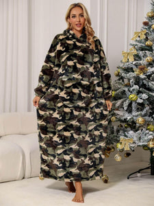 Camouflage Hooded Teddy Night Dress - Ink Wave Creations