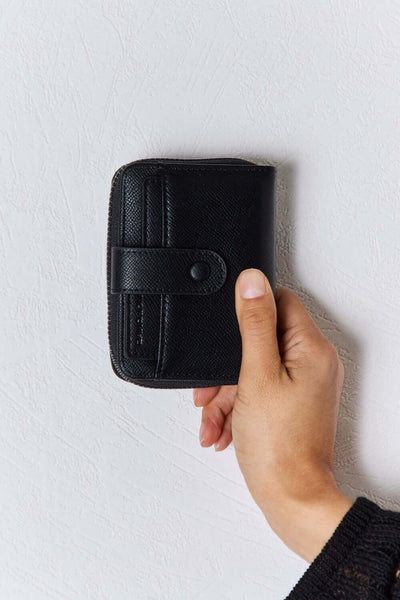David Jones PU Leather Mini Wallet - Ink Wave Creations