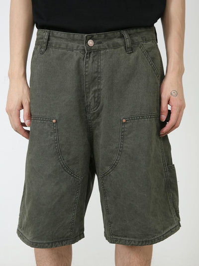 Men's Mid Rise Denim Shorts with Pockets – Classic, Comfortable