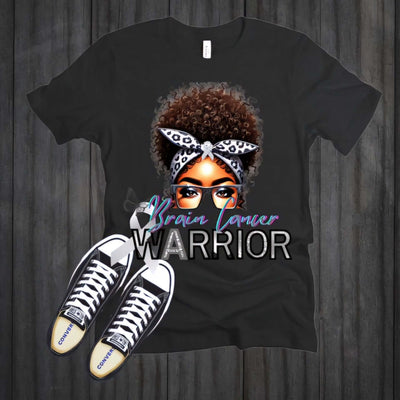 Brain cancer support shirt by Ink Wave Creations