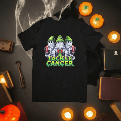Halloween Tackle Cancer Shirt – Spooky Support for a Cause - Ink Wave Creations