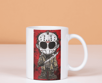 Friday 13th (Jason Voorhees) Ceramic Cartoon Mug - Ink Wave Creations