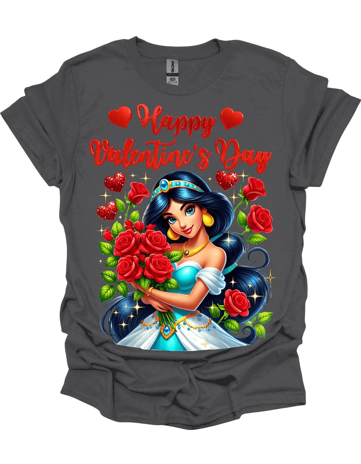 Princess Jasmine Valentine’s Day shirt