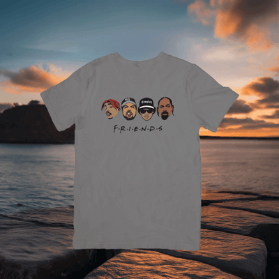 Hip Hop Legends Friends T-Shirt - Ink Wave Creations