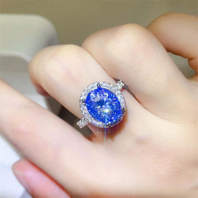 5 Carat Moissanite 925 Sterling Silver Ring - Ink Wave Creations