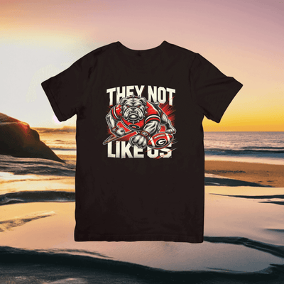 Georgia Bulldogs 'They Not Like Us' Shirt – Bold Game Day Style - Ink Wave Creations