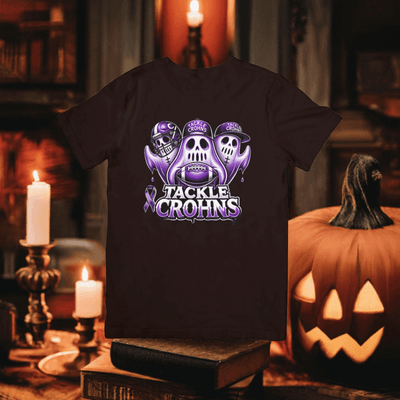 Halloween Tackle Crohn’s Shirt – Spooky Style with a Purpose - Ink Wave Creations