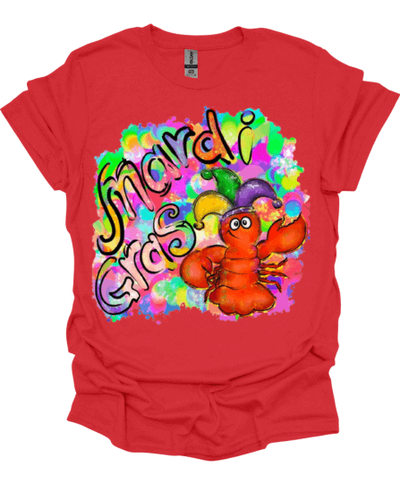 Red Mardi Gras T-Shirt