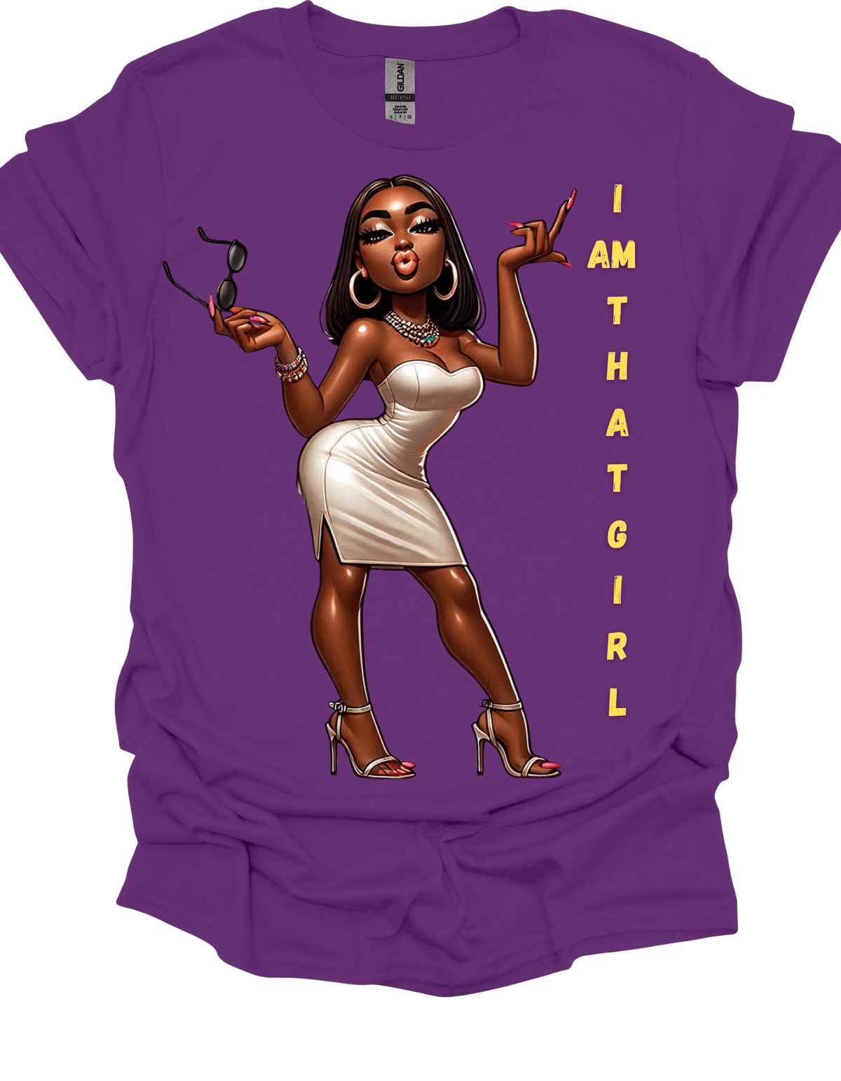 Purple I’m That Girl Empowerment Graphic Tee