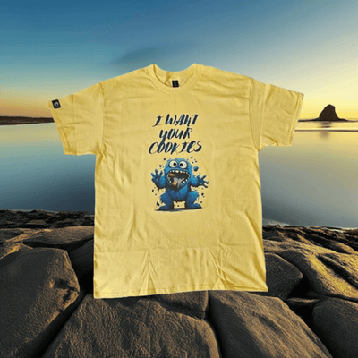 Cookie Monster (I want Your Cookies) T-Shirt - Ink Wave Creations