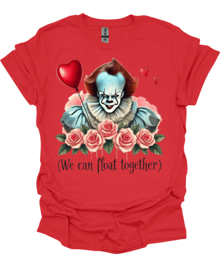 Red Dark Romance Horror Valentine Graphic Tee