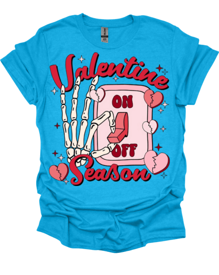 Royal Blue Valentine's Season Holiday Tee