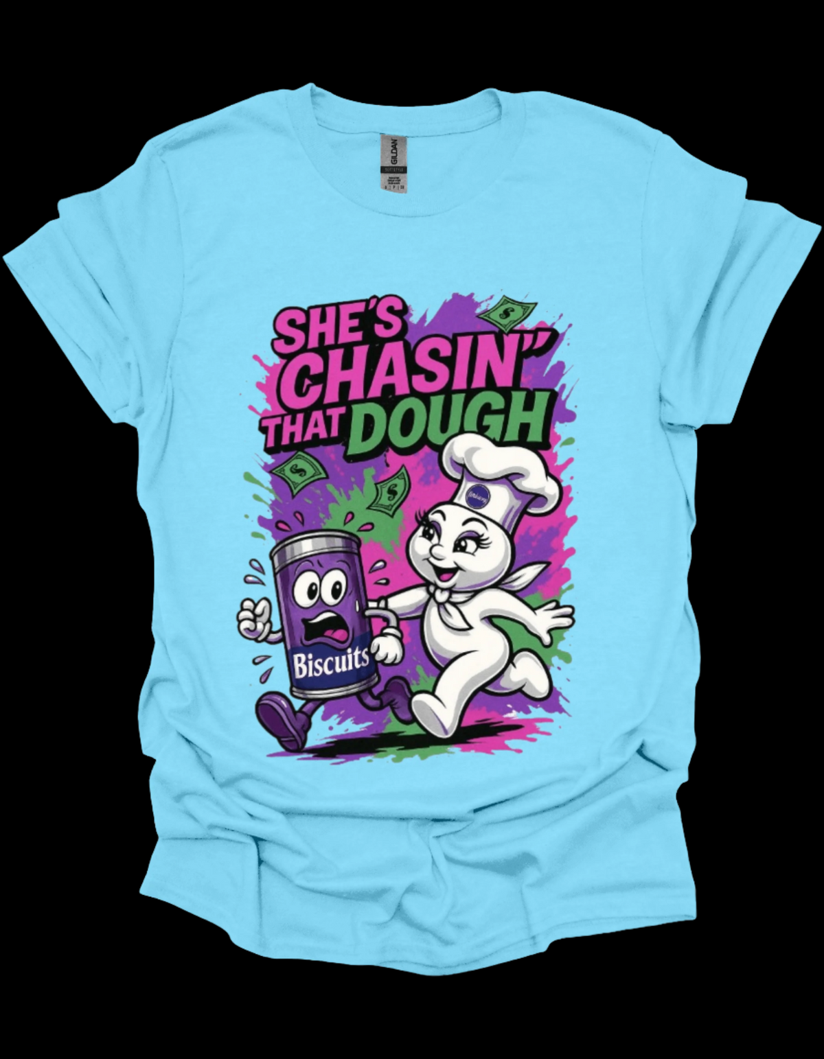 She’s Chasing That Dough Money Mindset Graphic Tee Get money lifestyle shirt