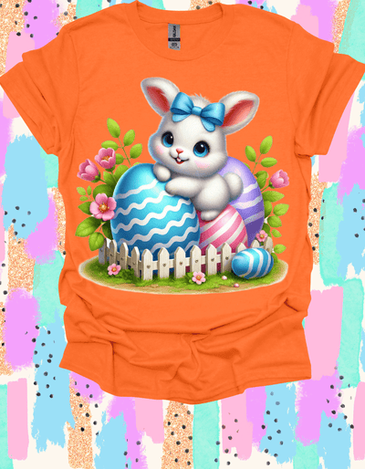 Cute bunny graphic Easter tee