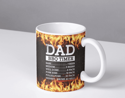 Dad BBQ Ceramic Mug - Ink Wave Creations