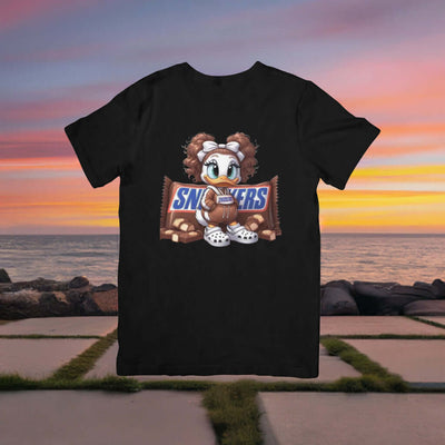 Daphne Duck Snickers T-Shirt – Fun & Unique Graphic Tee - Ink Wave Creations