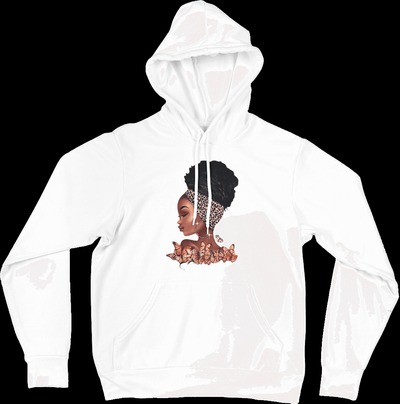 Ebony Queen Graphics Hoodie - Ink Wave Creations