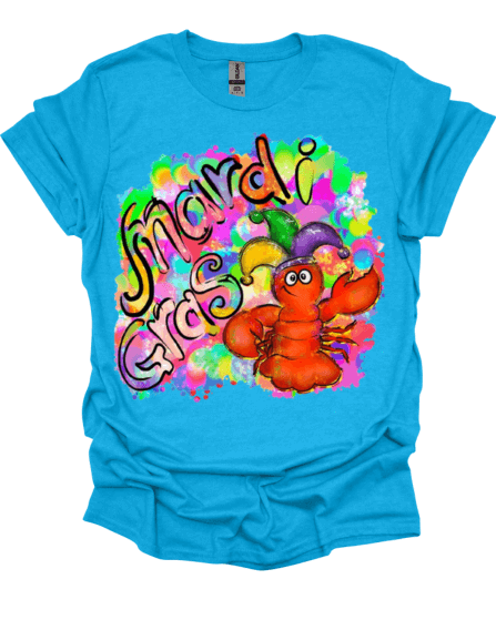Royal Blue Mardi Gras T-Shirt