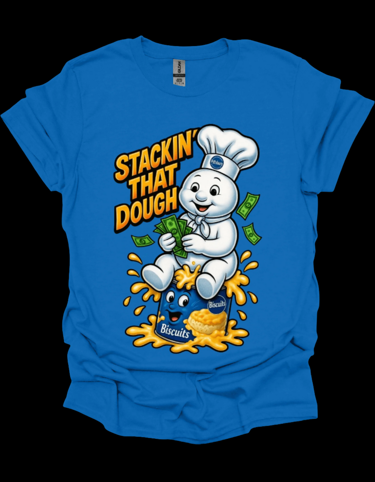 Unisex Stacking That Dough Hustle Graphic Tee