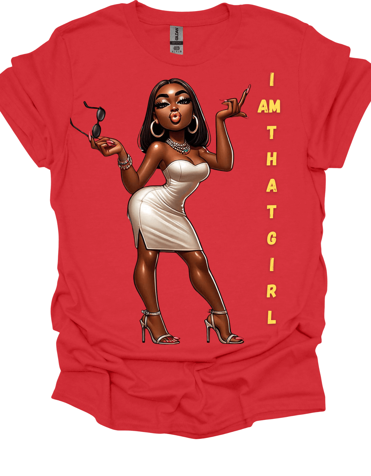 Red I’m That Girl Empowerment Graphic Tee