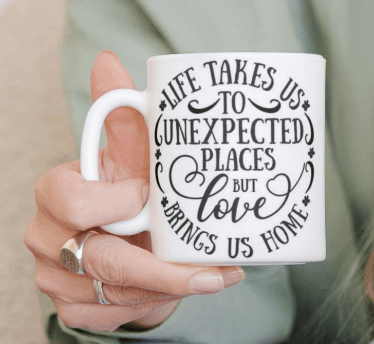 Life Takes Us to Unexpected Places Ceramic Mug - Ink Wave Creations