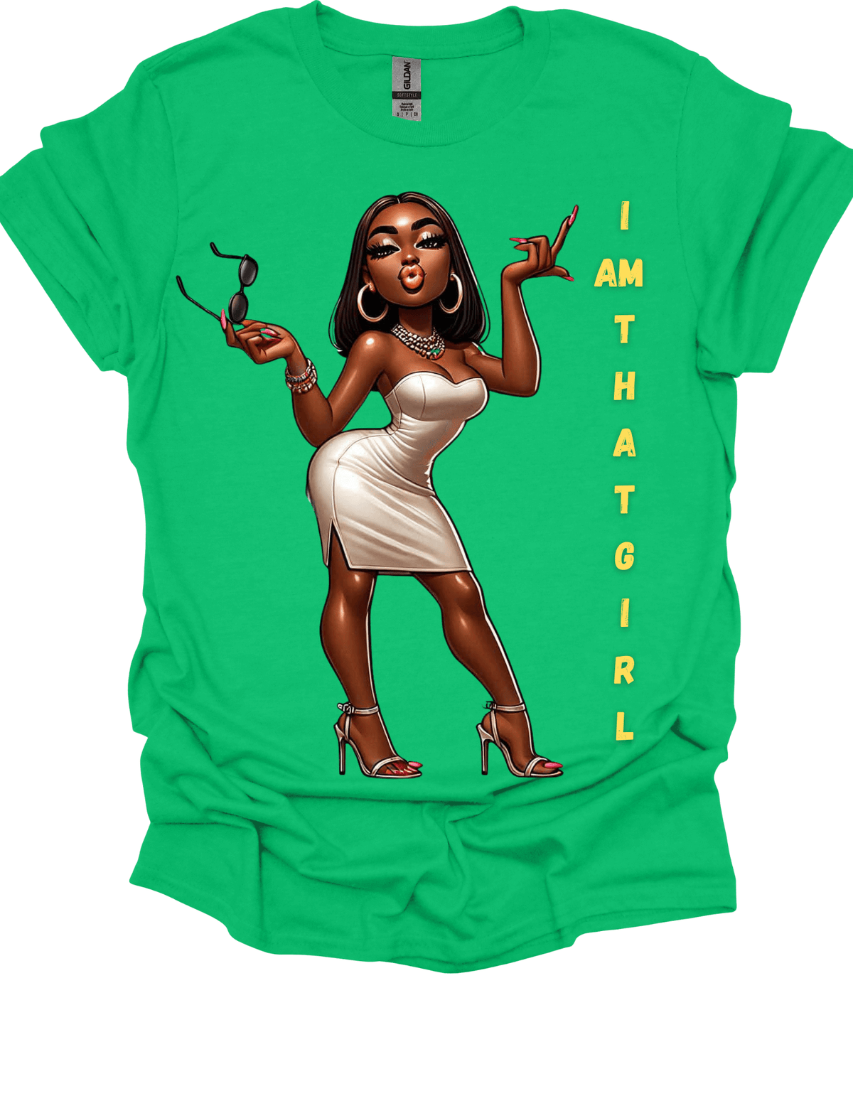 Green I’m That Girl Empowerment Graphic Tee