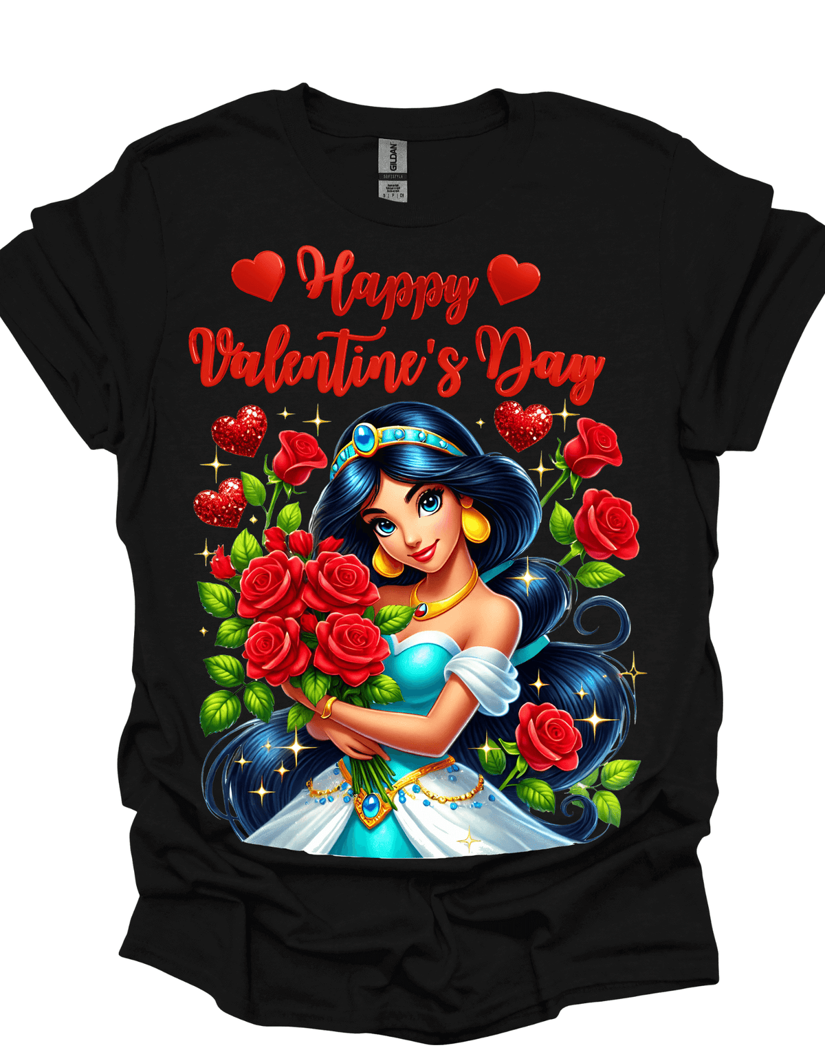 Princess Jasmine Valentine’s Day shirt