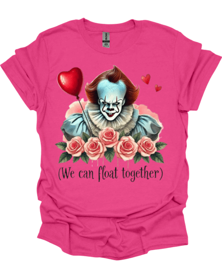 Pink Dark Romance Horror Valentine Graphic Tee