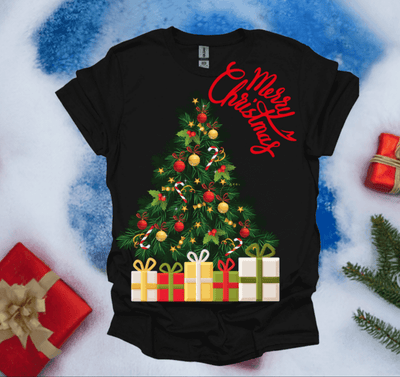 Festive Christmas T-Shirt | Custom Holiday Tee for Men, Women & Kids - Ink Wave Creations