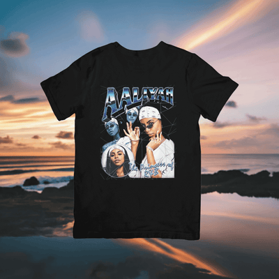 Aaliyah graphic tee for R&B music fans