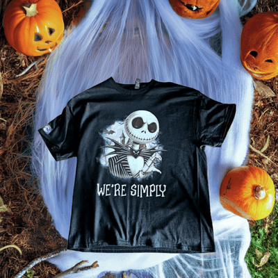 Jack and Sally "Were Simply Meant To Be" Halloween shirt - Ink Wave Creations