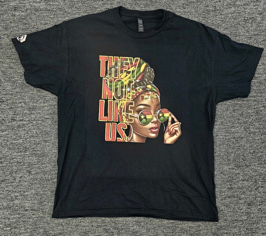 They Not Like Us Juneteenth Graphic Tee – Black Pride Graphic Tee