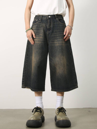Men's Wide Leg Denim Shorts – The Perfect Blend of Comfort &amp; Street Style